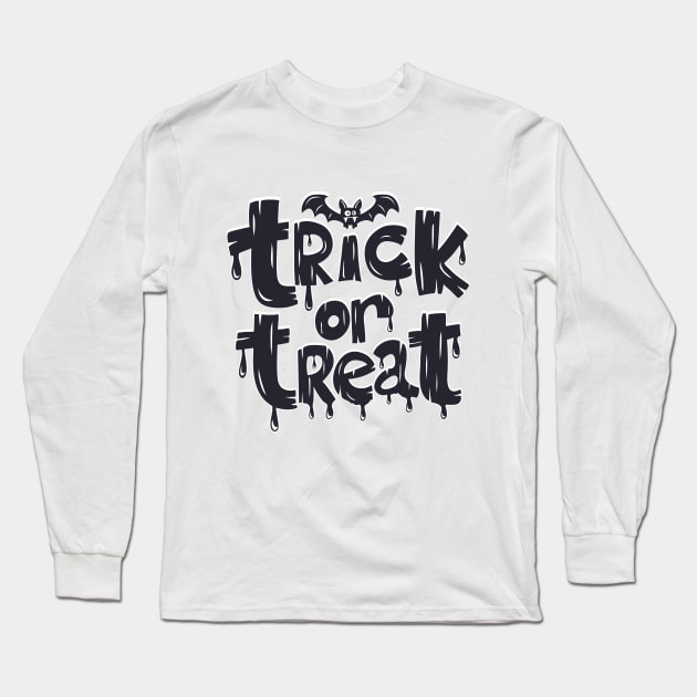 trick or treat trick or treat Wonderful design and fits all, designed in a wonderful way that makes you more elegant Long Sleeve T-Shirt by minaemad